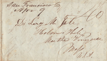 April 9, 1849 to Mass